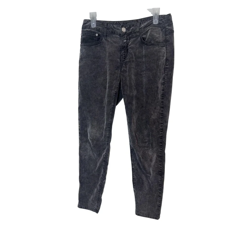 Closed Jeans Womens 28 Black Gray Washed Made In Italy‎ Skinny Denim Pants